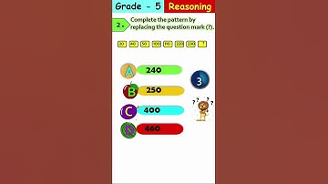 [Logical reasoning in Tamil]Complete the pattern by replacing the question mark [Grade 5] #shorts