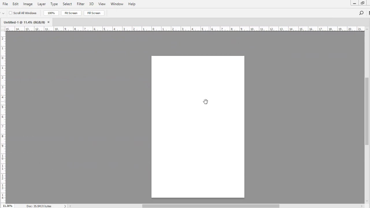 How To Move Canvas In Adobe Photoshop