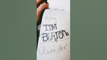 Making a character: Tim Burton style! What do you think? Please rate /10! #drawing #art #timburton