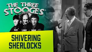 The THREE STOOGES full episodes  Ep. 104  Shivering Sherlocks