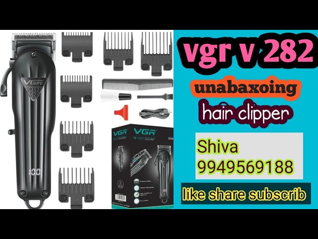 Maquina Corta Pelo Clipper VGR V-652 Recargable Usb Profesional - VGR  Argentina