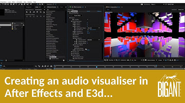 Audio visualizer using After Effects and Element3D