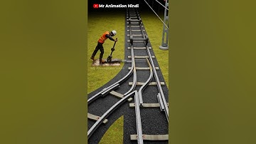 How Trains Change Tracks #3danimation #shorts