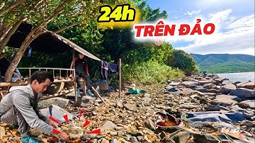 Cắm trại sinh tồn trên đảo hoang giữa mùa đông lạnh giá | survival on a deserted island