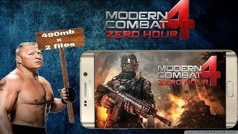 Modern Combat_4 Compressed apk+data for Android | Gameplay Proof | by GAMING WORLD