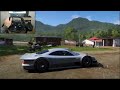 Forza Horizon 5 - Merdeces Amg Clk Gtr Turbo Sound | Steering Wheel Gameplay