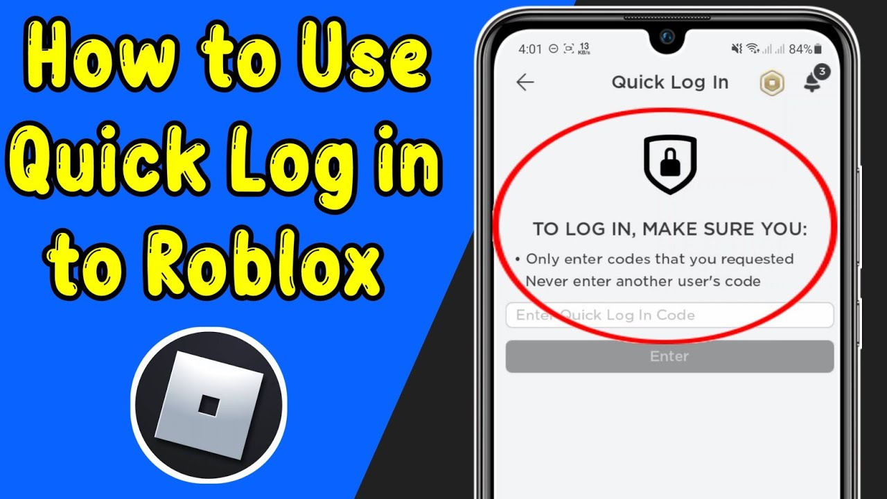 How To Use Roblox Quick Login 