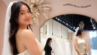 finding the 'one' | wedding dress shopping vlog