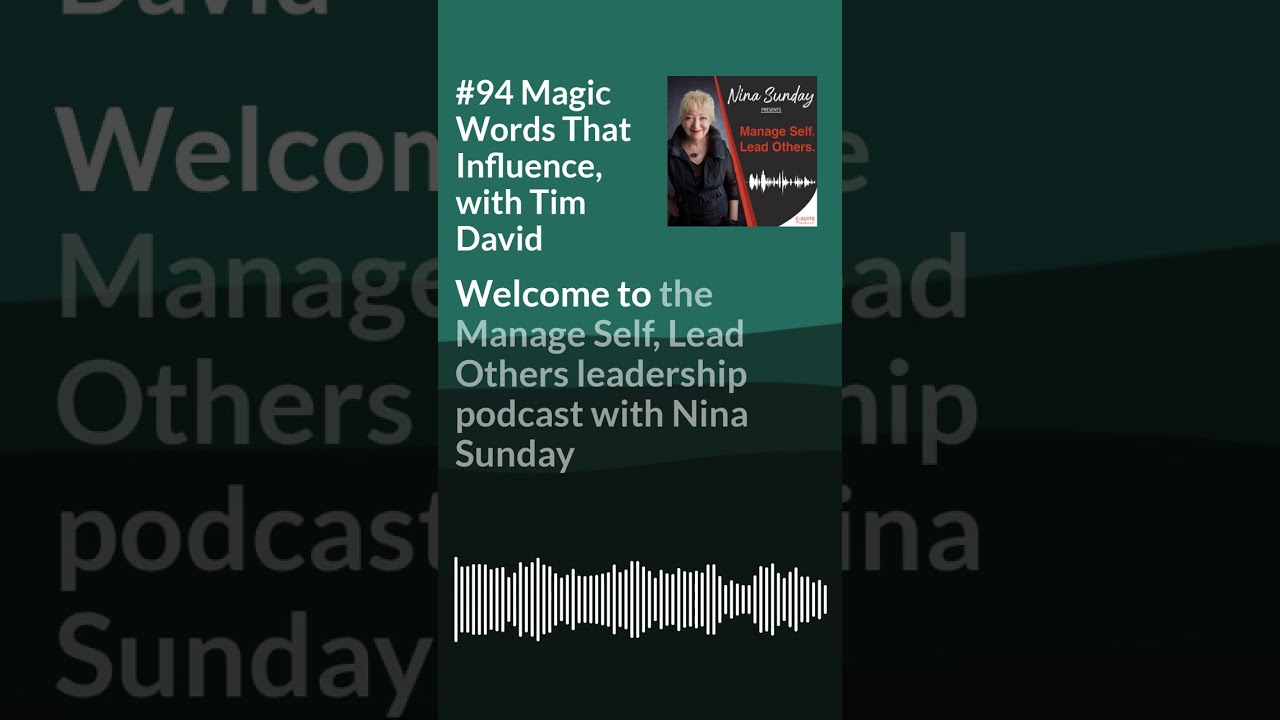 #94 Magic Words That Influence, with Tim David
