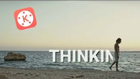 Reveal TEXT as you WALK | kinemaster tutorial