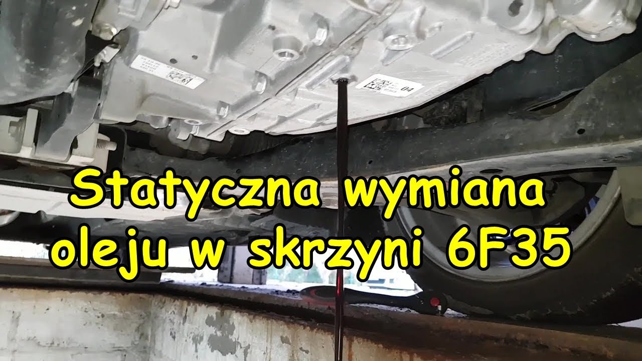 Wymiana oleju w skrzyni biegów 6F35 Ford Mondeo MK5 2.0eb