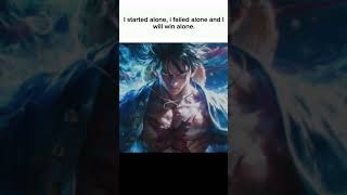I will win alone🖤 #darkvibes #sigma #anime