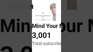 thank you for 3000 subscribers!! #shorts #legacybuilders #mindyourmoney