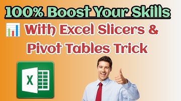 "🔥 Mastering Excel Pivot Tables: Interactive Data Analysis with Slicers 📊"