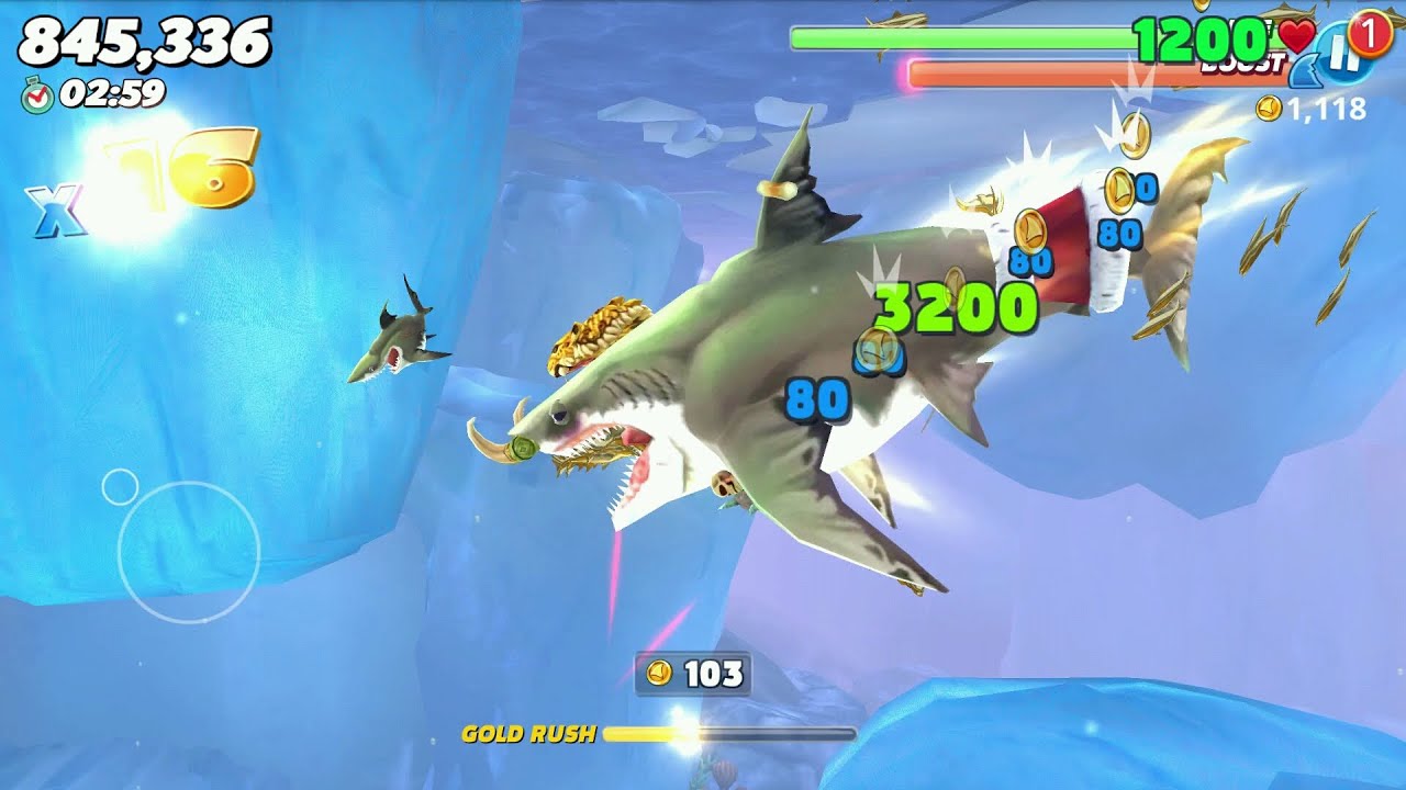Hungry Shark World Megalodon Android Gameplay #8 - YouTube