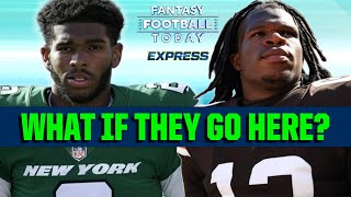 Mock Draft Mayhem Part 1: Jets grab Sanders, Hunter to Browns, & More! (FFT Express)