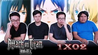 LEARN TO FIGHT BACK... | Attack on Titan Episode 1x02 REACTION