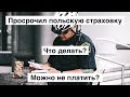 Что делать если просрочил страховку в Польше?