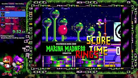 [Current WR] Knuckles' Chaotix Best Ending Speedrun With Knuckles & Espio In 0:51:15 (IGT: 0:14:16)