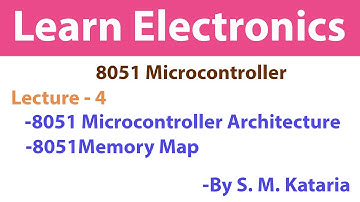 8051 Microcontroller Architecture and Memory Map Lecture 4