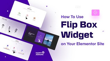 How To Add a Flip Box Effect to your Elementor website with Happy Addons