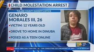 Shafter man portrays himself as minor online, arrested: Tulare sheriff