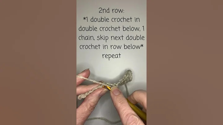 Linen Stitch - Moss Stitch