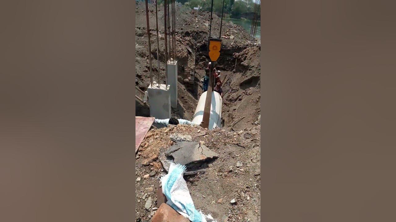 Hume pipe setup for Drainage System YouTube