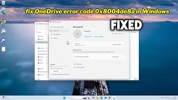 (FIXED) OneDrive error code 0x8004de8a in Windows