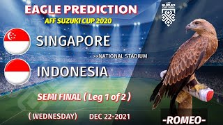 Singapore vs Indonesia Prediction || AFF SUZUKI CUP 2020 || Semi Final | Eagle Prediction