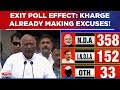 Exit Polls Predict Thumping Victory For BJP, Congress Prez Mallikarjun Kharge Already Making Excuses