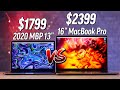 2020 13" MacBook Pro vs 16" MacBook Pro: Full Comparison