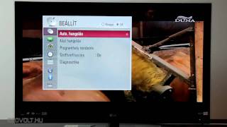 LG SL9500 LED TV menu and tuning