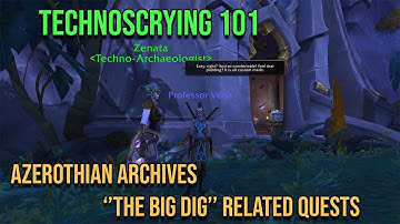 Technoscrying 101 - Zenata Questline - Azerothian Archives 
