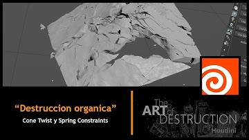 Houdini: Destrucción organica con Cone Twist Constraint