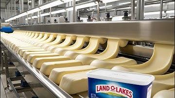 How Butter is Made | The Step-by-Step Factory Production Process . How Butter is Made in a Factory.