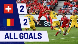 Switzerland vs Romania 2-2 All Goals Highlights | EURO 2024 Qualification