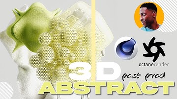 Design Abstract 3D Render Scene in Cinema 4D