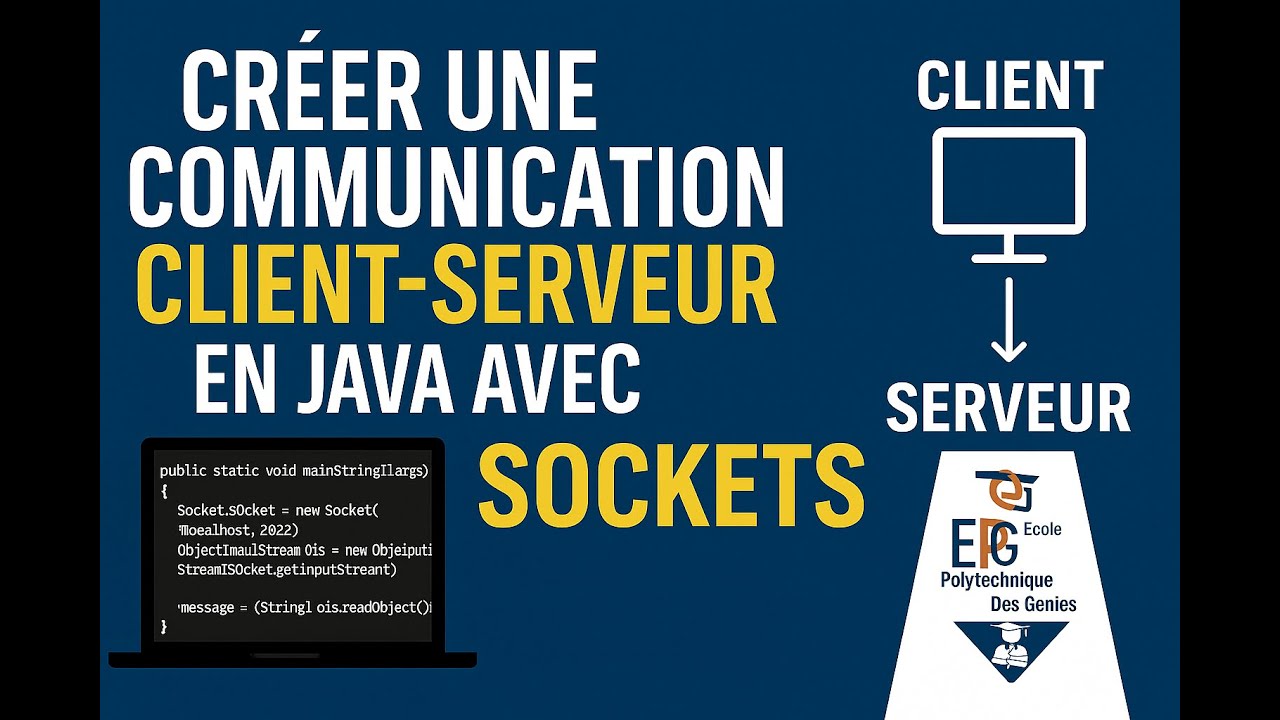 TP Java Réseau : Crée ta 1ère Communication Client-Serveur avec les ...