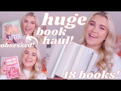 HUGE BOOK HAUL! AFTER SERIES, HEARTSTOPPER & MORE! *18 BOOKS!* | Paige Koren