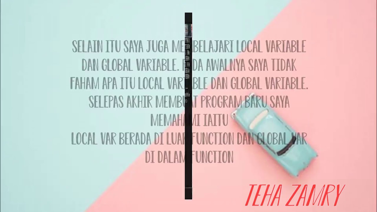 My Journal Programming Fundamental - YouTube