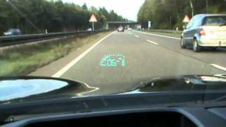 Fast driving autobahn corvette C5 manual