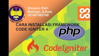 Cara Install Framework Codeigniter 4