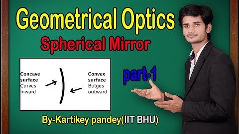 Geometrical Optics For IIT JEE/JEE MAINS/WBJEE || Spherical Mirror ||By-Kartikey pandey(IIT BHU)