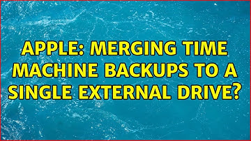 Apple: Merging Time Machine Backups to a Single External Drive?