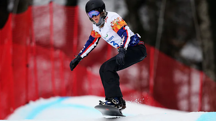 Amy Purdy  (1st run) | Women's para snowboard cros...