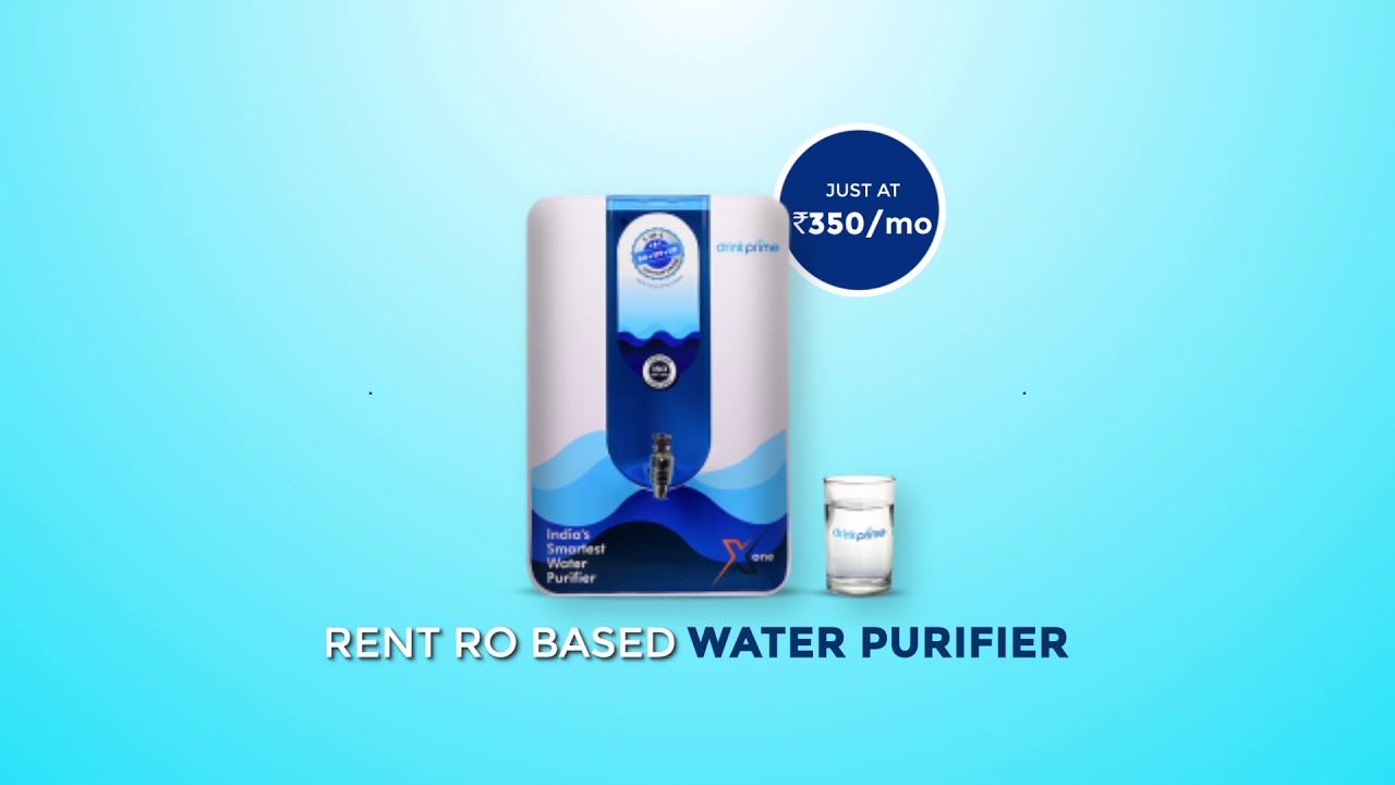 DrinkPrime Smart Water Purifier at Zero Purchase Cost and Zero Maintenance Cost for Lifetime