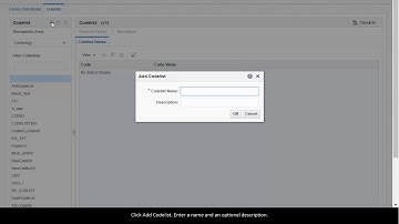 Create a Codelist