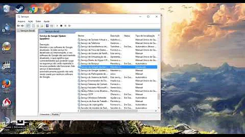 Como parar a atualização do Google Chrome?