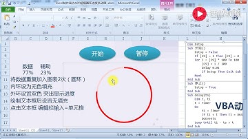 【Excel精选技巧】Excel制作高仿APP圆形进度条动画图表+VBA代码实例